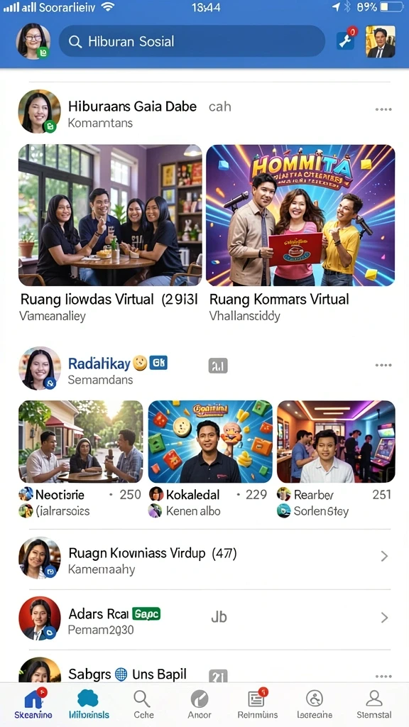 68idn - Antarmuka pengguna yang ramah dan mudah dinavigasi.