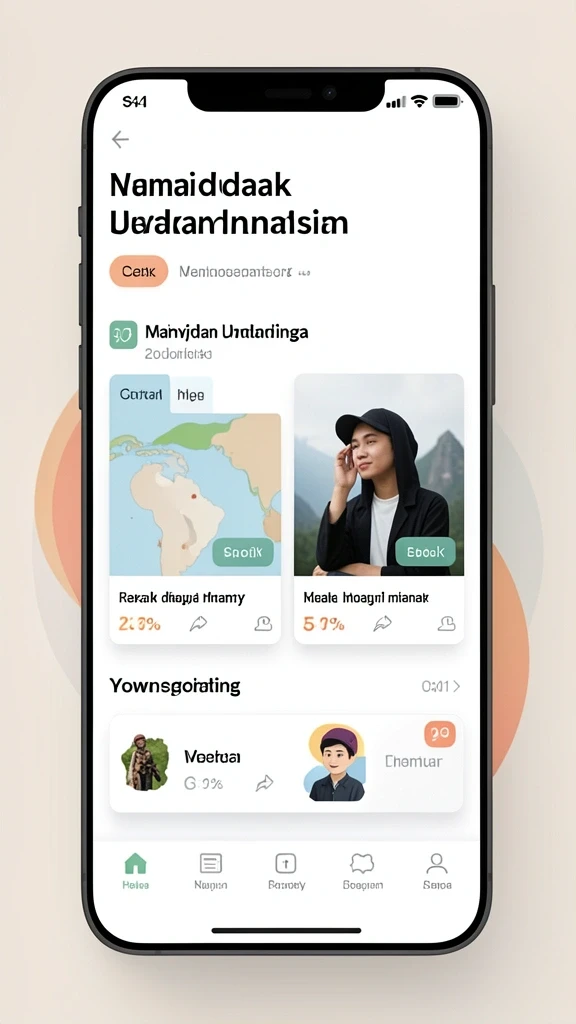 8g8g - Tampilan menu utama yang menarik dan mudah dinavigasi.