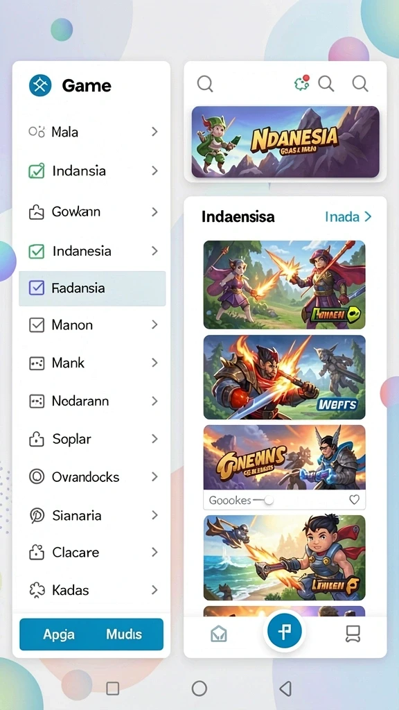 8svip - Tampilan antarmuka yang ramah pengguna.