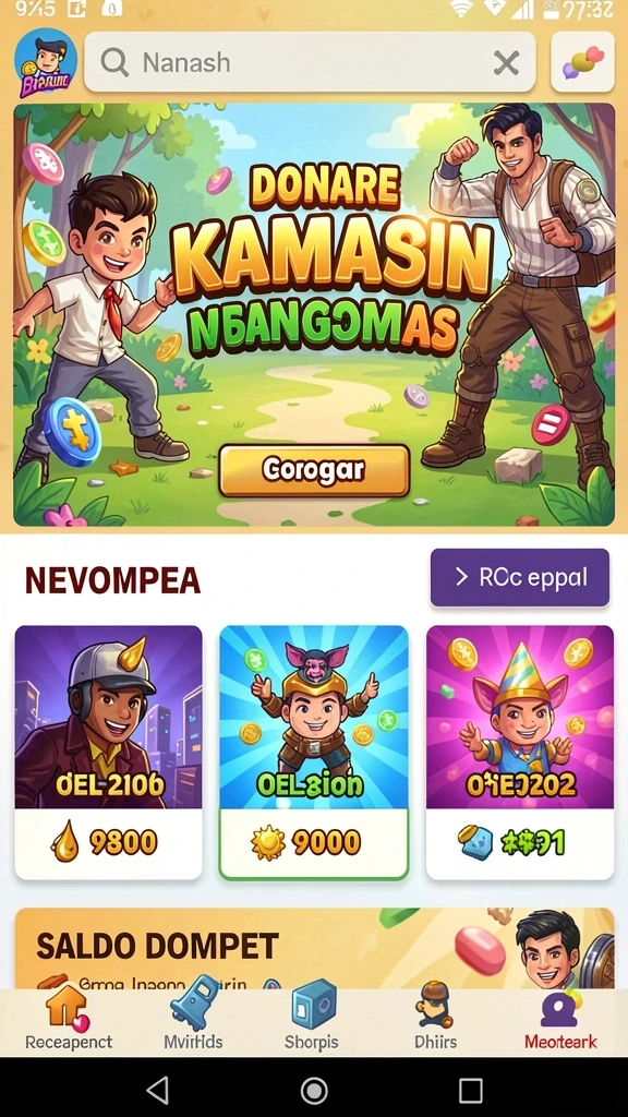 dewi138 - Screenshot menunjukkan daftar permainan slot yang tersedia di DEWI138.