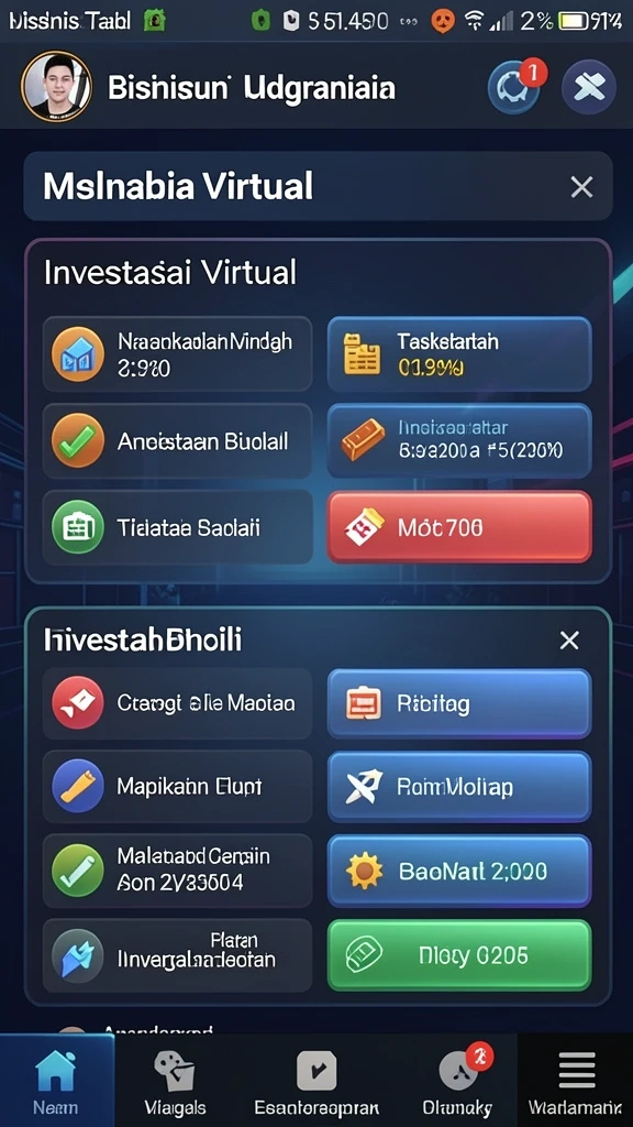 rpvip4 - Screenshot tampilan menu permainan yang intuitif.