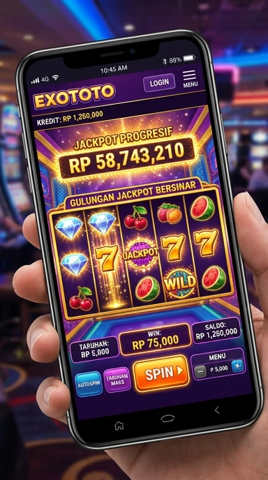 Layar utama exototo — antarmuka bersih setelah instalasi